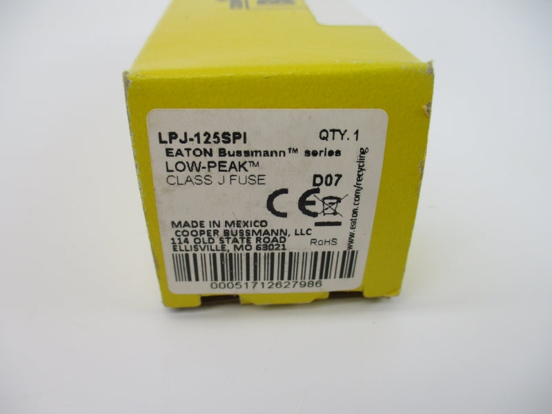 BUSSMANN LPJ-125SPI 600VAC 125A NSMP