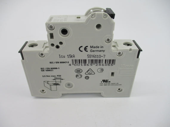 SIEMENS 5SY6110-7 230/400V 10A NSMP