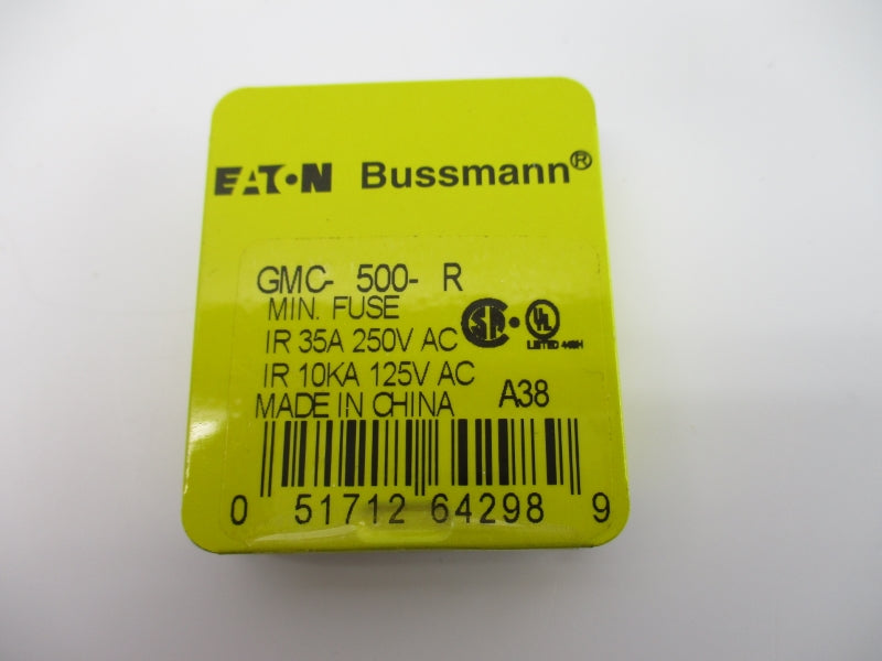 BUSSMANN GMC-500-R 250VAC 35A (PKG OF 5) NSMP