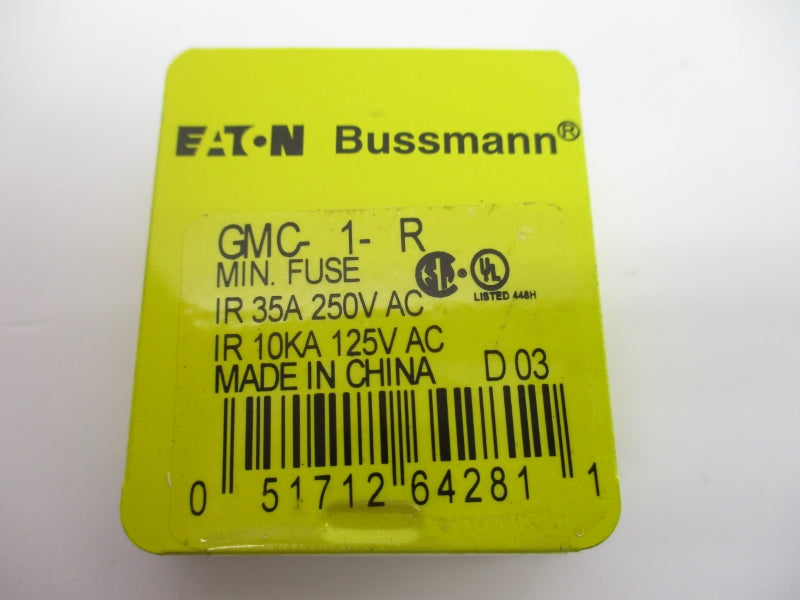 BUSSMANN GMC-1-R 250VAC 35A (PKG OF 5) NSMP