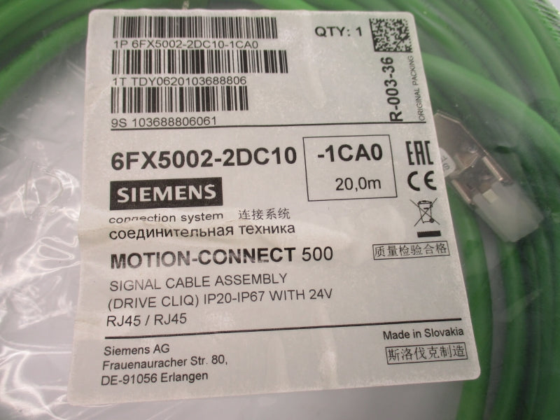 SIEMENS 6FX5002-2DC10-1CA0 24V NSMP