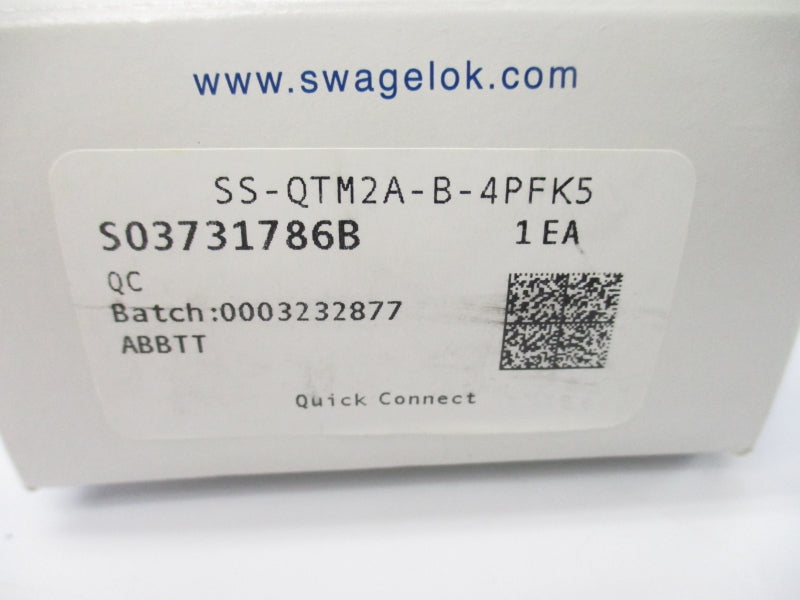 SWAGELOK SS-QTM2A-B-4PFK5 NSMP