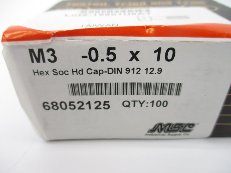 BRIGHTON BEST 68052125 M3-0.5X10 (PKG OF 100) NSFS
