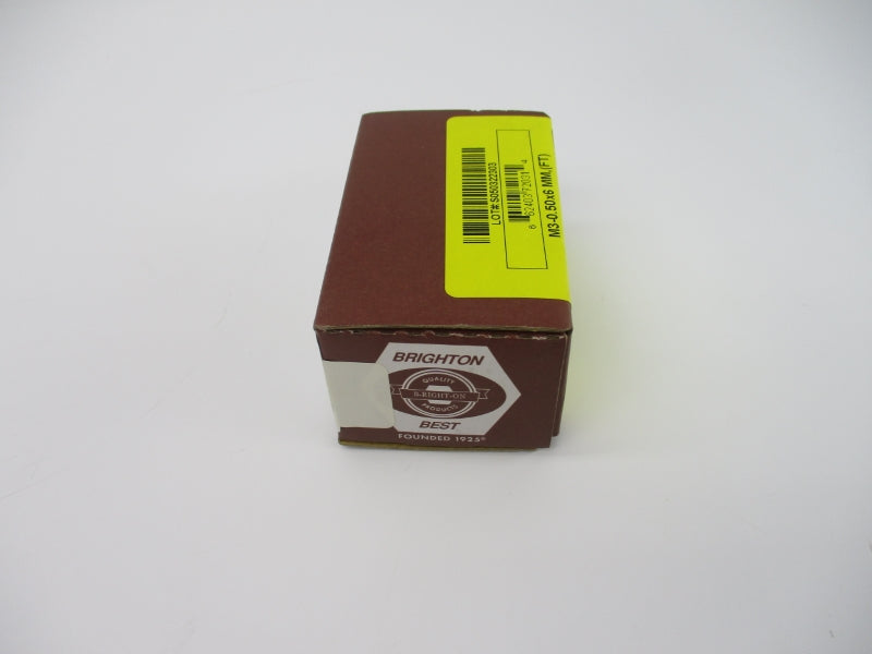 BRIGHTON BEST 823004 M3-0.50X6MM,(FT) (PKG OF 50) NSMP