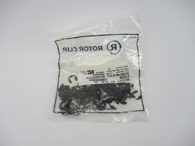 ROTOR CLIP DE-8STPAB100 (PKG OF 100) NSMP