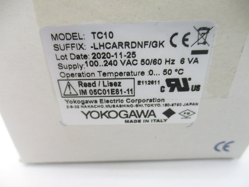 YOKOGAWA TC10-LHCARRDNF/GK 100-240VAC NSMP