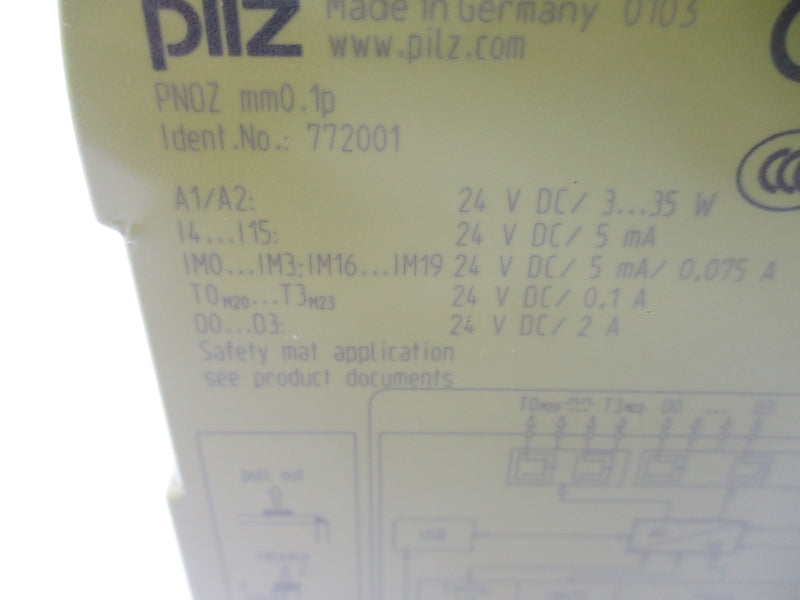 PILZ PNOZMM0.1P 772001 24VDC 2A NSNP