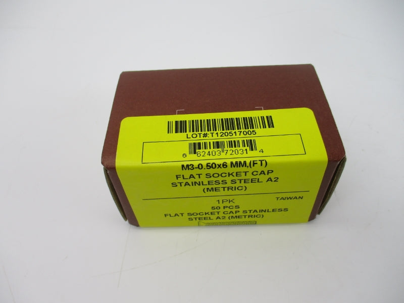 BRIGHTON BEST M3-0.50X6MM (PKG OF 50) NSFS