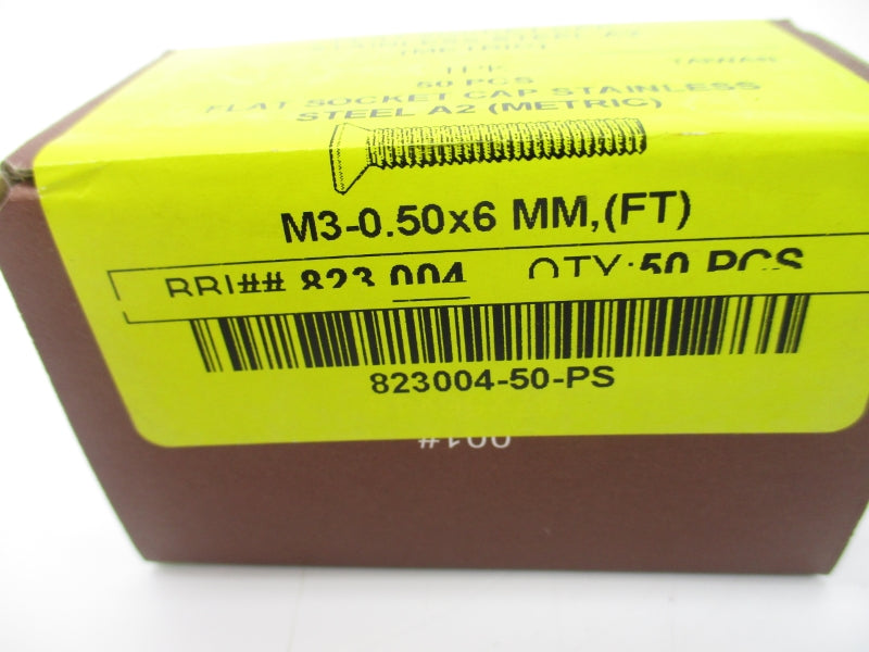 BRIGHTON BEST M3-0.50X6MM (PKG OF 50) NSFS