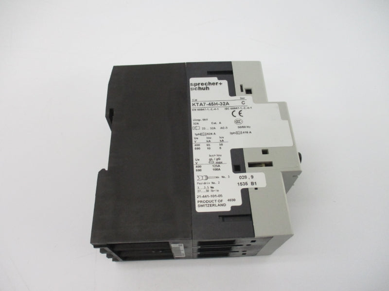 SPRECHER+SCHUH KTA7-45H-32A SER. C 690V 23-32A NSMP