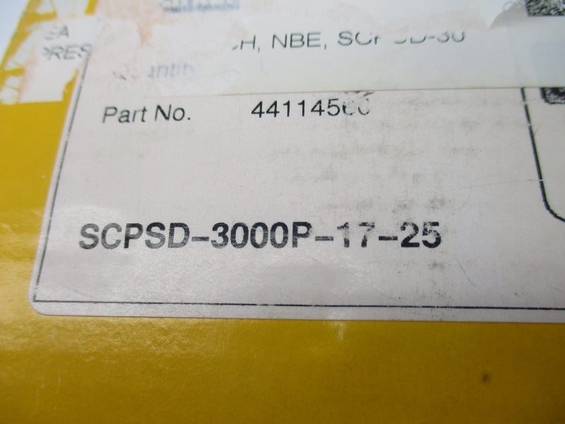 PARKER SCPSD-3000P-17-25 0-3000PSI 15-30VDC NSMP