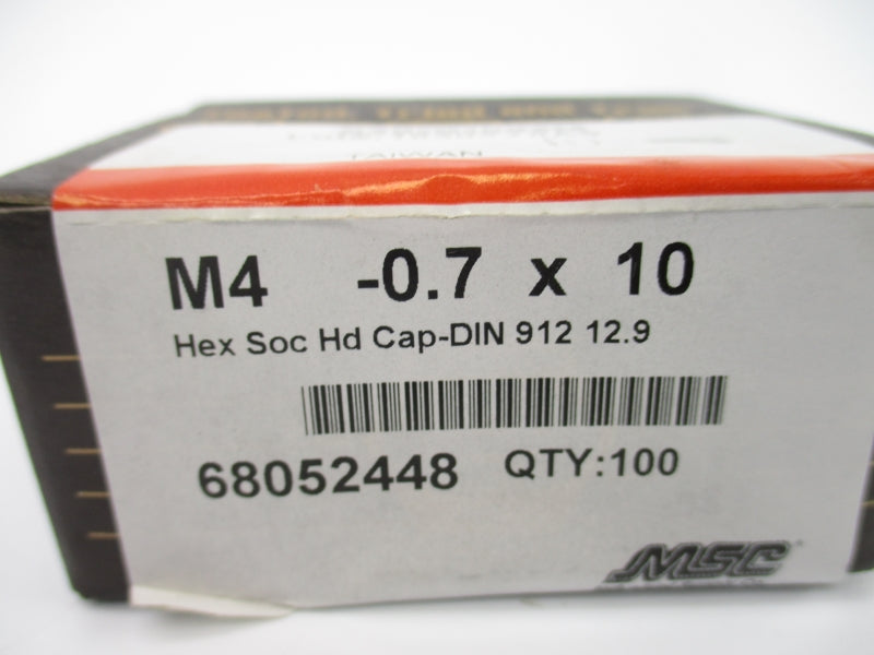 MSC M4-0.7X10 (PKG OF 100) NSFS