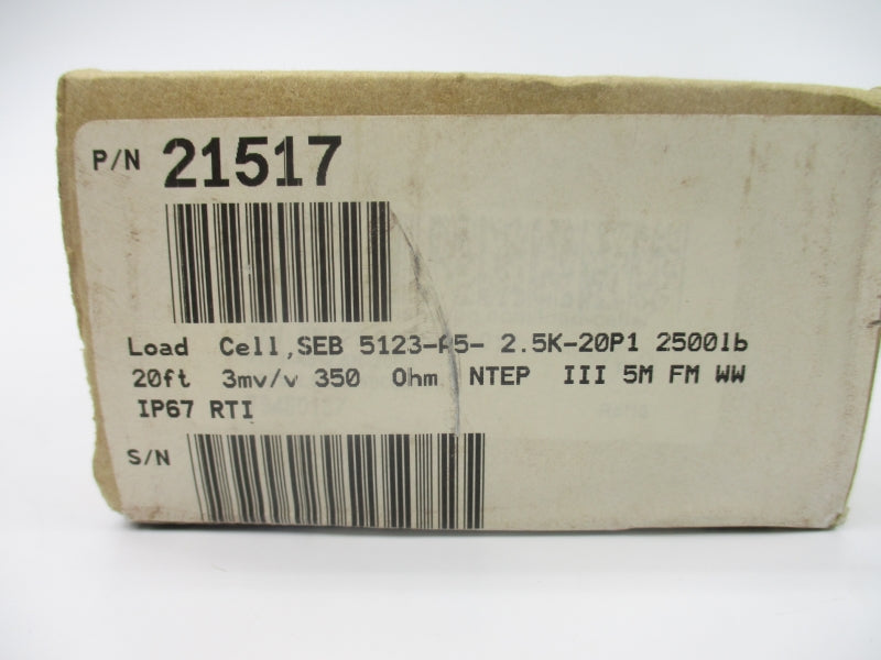 REVERE TRANSDUCER 5123-A5-2.5K-20P1 21517 NSMP