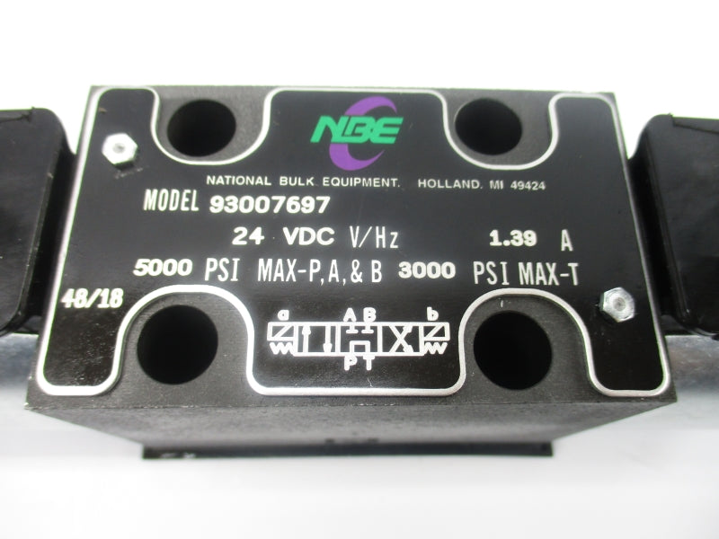 NATIONAL BULK EQUIPMENT 93007697 24VDC 1.39A 5000PSI NSNP