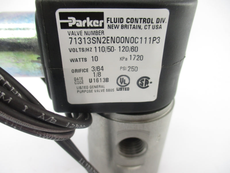 PARKER 71313SN2EN00N0C111P3 110/120V 250PSI NSNP