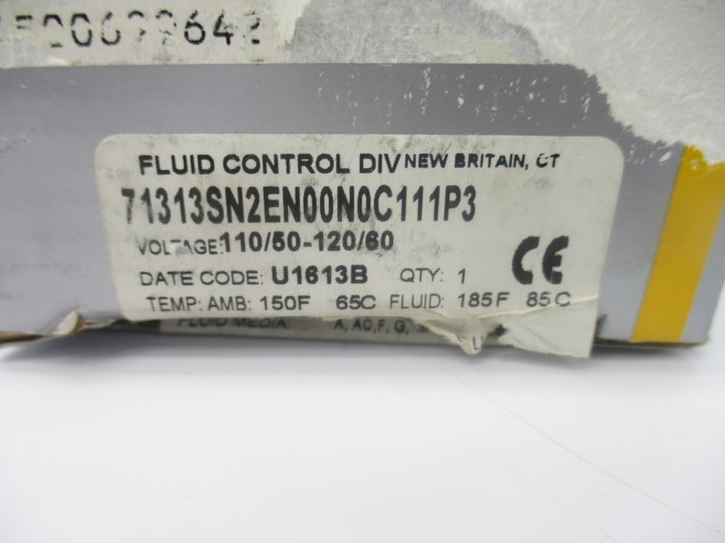 PARKER 71313SN2EN00N0C111P3 110/120V 250PSI NSMP