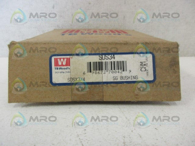 TB WOODS SDS34 QD BUSHING SDSX1'' *NEW IN BOX*