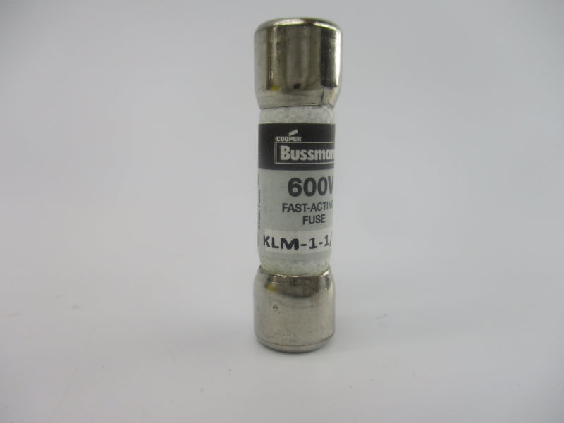 BUSSMANN KLM-1-1/2 600VAC/DC 1-1/2A (PKG OF 10) NSMP