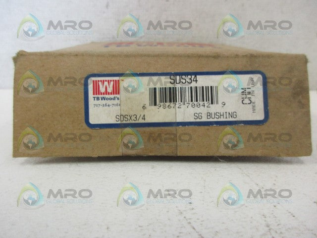TB WOODS SDS34 QD BUSHING SDSX1'' *NEW IN BOX*