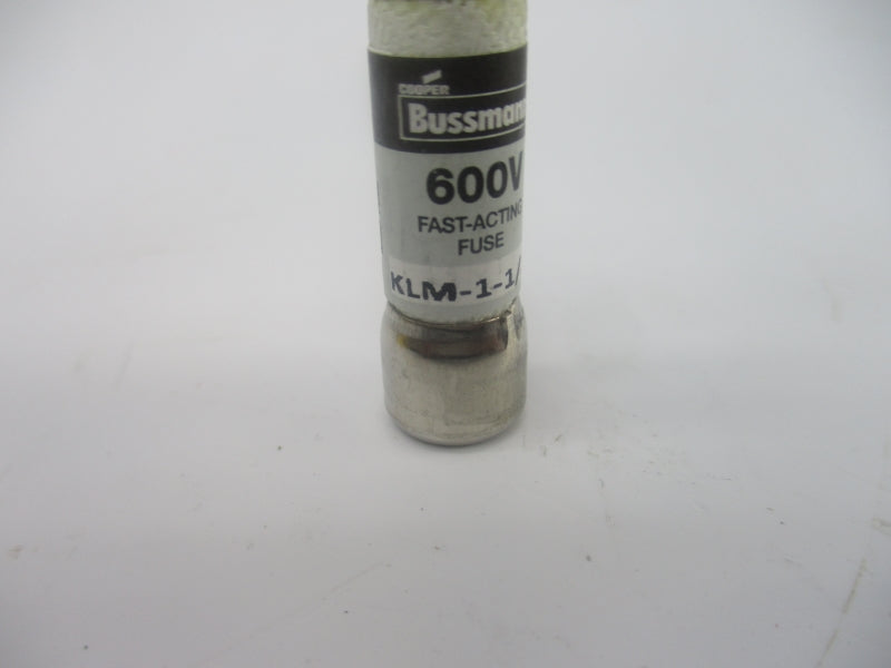 BUSSMANN KLM-1-1/2 600VAC 1-1/2A NSNP