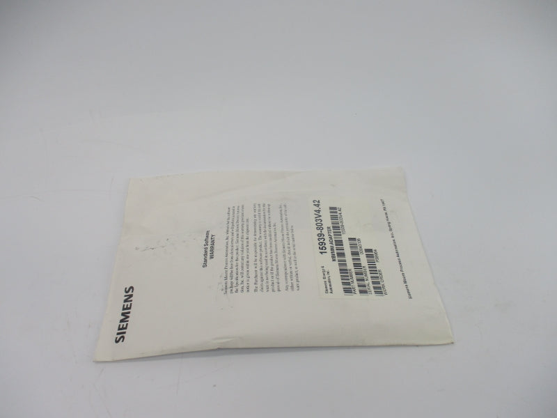 SIEMENS 15939-803V4.42 NSFS