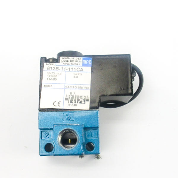 MAC 612B-11-111CA 110/120VAC 150PSI UNMP