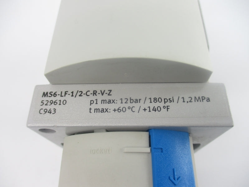 FESTO MS6-LF-1/2-C-R-V-Z 529610 180PSI NSNP
