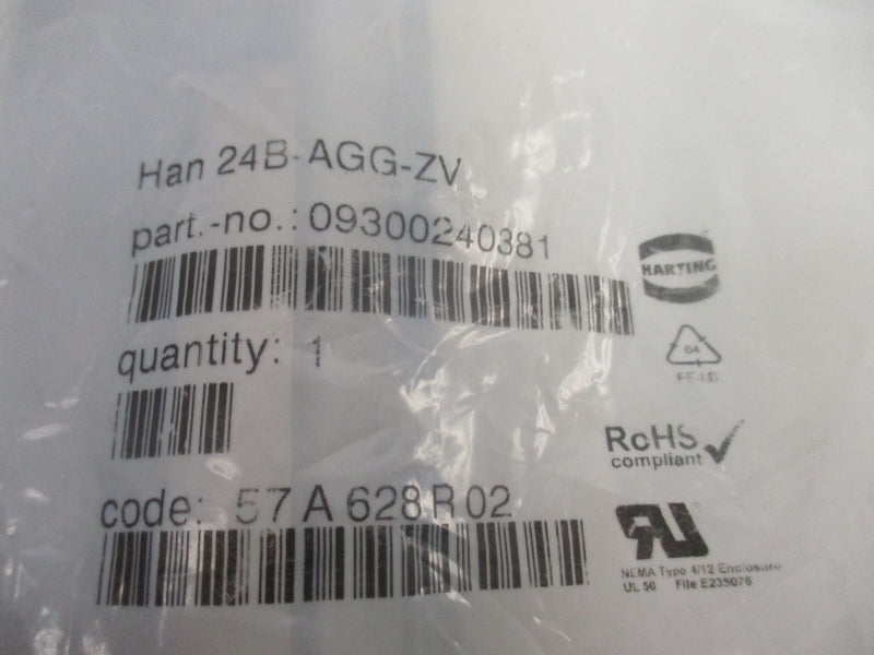 HARTING HAN24B-AGG-ZV 09300240381 NSMP
