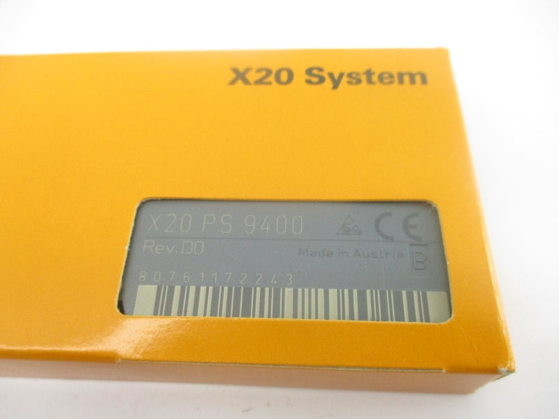 B&R X20PS9400 REV. D0 NSMP
