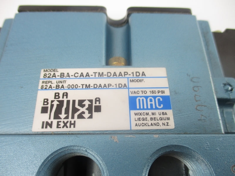 MAC 82A-BA-CAA-TM-DAAP-1DA 110/120V 25-150PSI NSNP