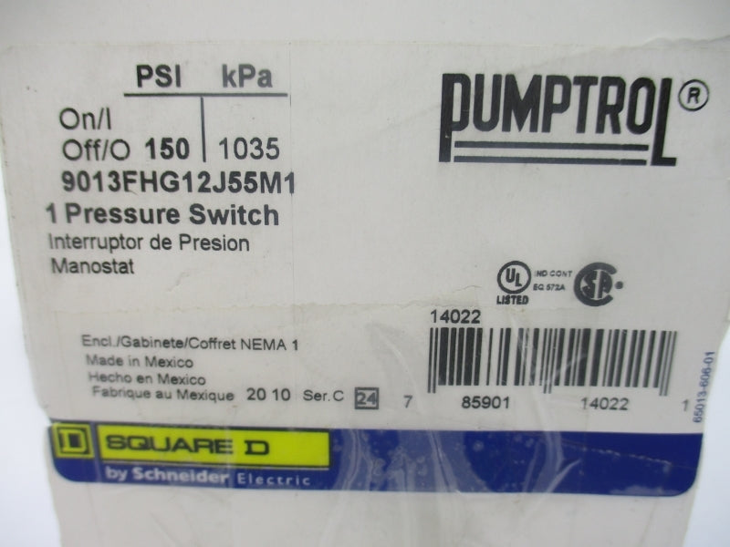 SQUARE D 9013FHG12J55M1 SER. C 460/575V 150PSI NSMP