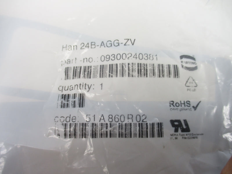 HARTING HAN24B-AGG-ZV 09300240381 NSMP