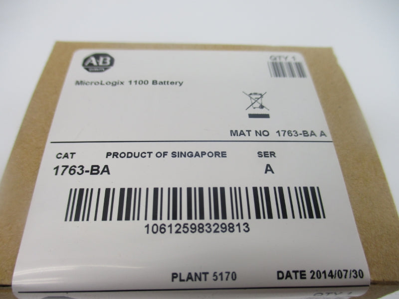 ALLEN BRADLEY 1763-BA SER. A DATE:2014 NSFS