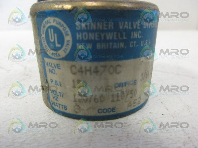 SKINNER C4H470C SOLENOID VALVE *USED*
