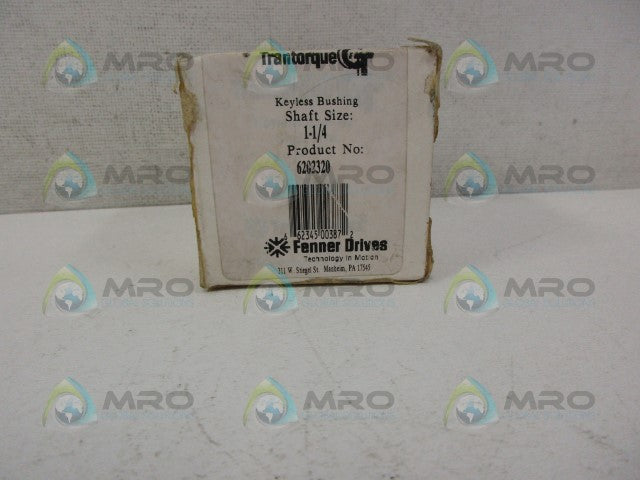 TRANTORQUE 6202320 KEYLESS BUSHING SHAFT *NEW IN BOX*
