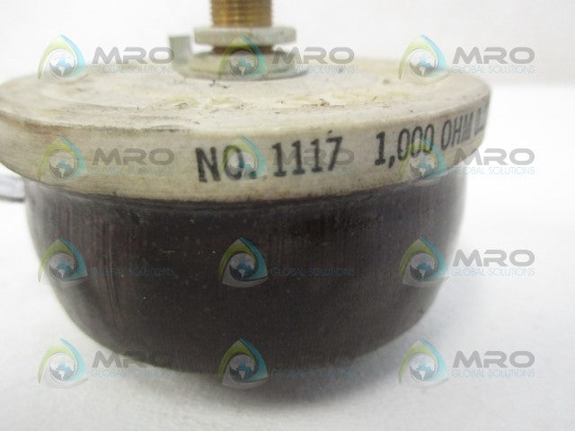 OHMITE 1117 RHEOSTAT *USED*