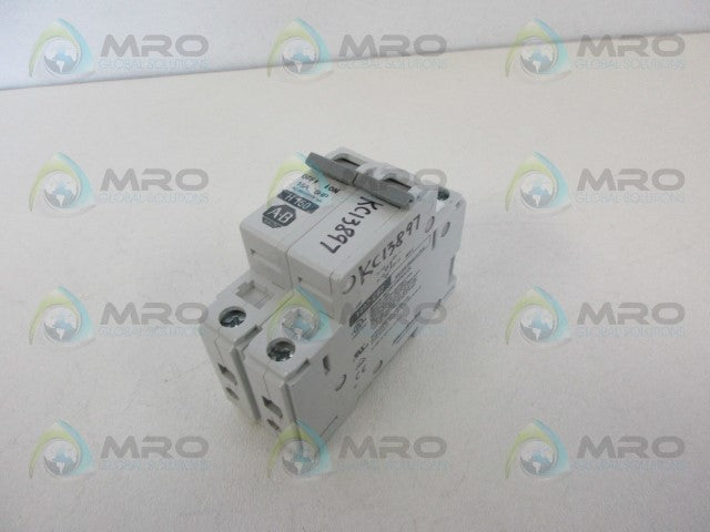ALLEN BRADLEY 1492-CB2H150 SER C 2PL 15A 5HP *USED*