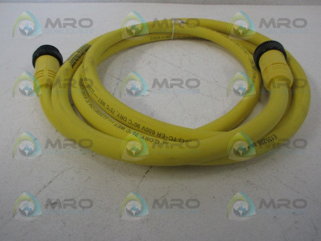 DANIEL WOODHEAD 114030K12M020 4P MALE/FEMALE STRAIGHT CABLE *NEW NO BOX*