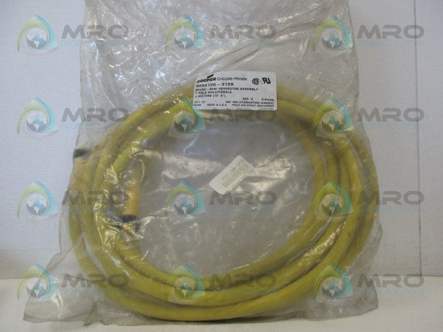 COOPER 5000120-312S 6P MALE/FEMALE CONNECTOR *NEW IN FACTORY BAG*