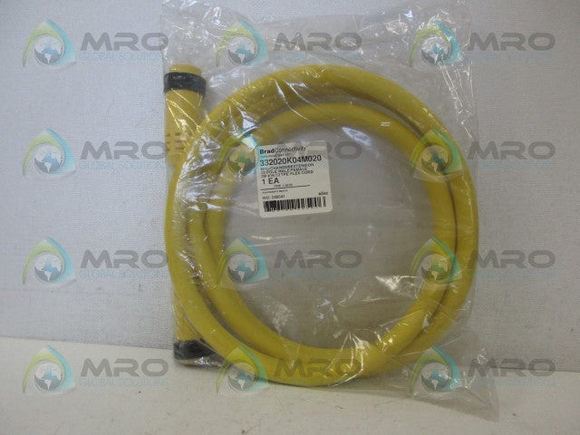 DANIEL WOODHEAD 332020K04M020 12P MALE/FEMALE FLEX CORD *NEW IN FACTORY BAG*