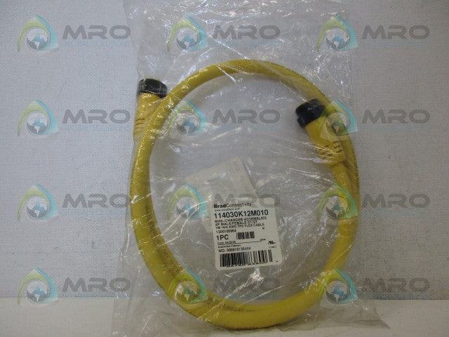 DANIEL WOODHEAD 114030K12M010 4P MALE/FEMALE FLEX CORD *NEW IN FACTORY BAG*