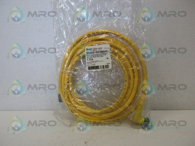 DANIEL WOODHEAD 884031K03M040 4P MALE/FEMALE TPE CORD *NEW IN FACTORY BAG*
