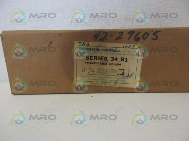 WORCESTER CONTROLS 34R1 ACTUATOR PNEUMATIC VALVE *NEW IN BOX*