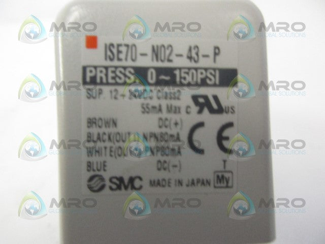 SMC ISE70-N02-43-P PRESSURE SWITCH *NEW NO BOX*