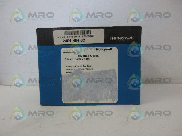 HONEYWELL RM7823A1016 PRIMARY FLAME SWITCH *NEW IN BOX*
