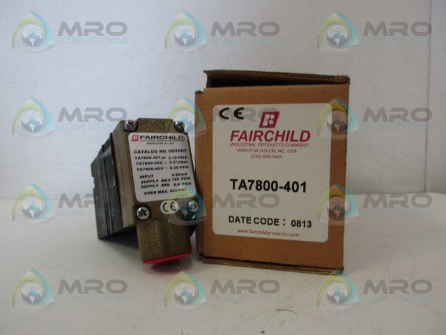 FAIRSHILD TA7800-401 TRANSDUCER *NEW IN BOX*