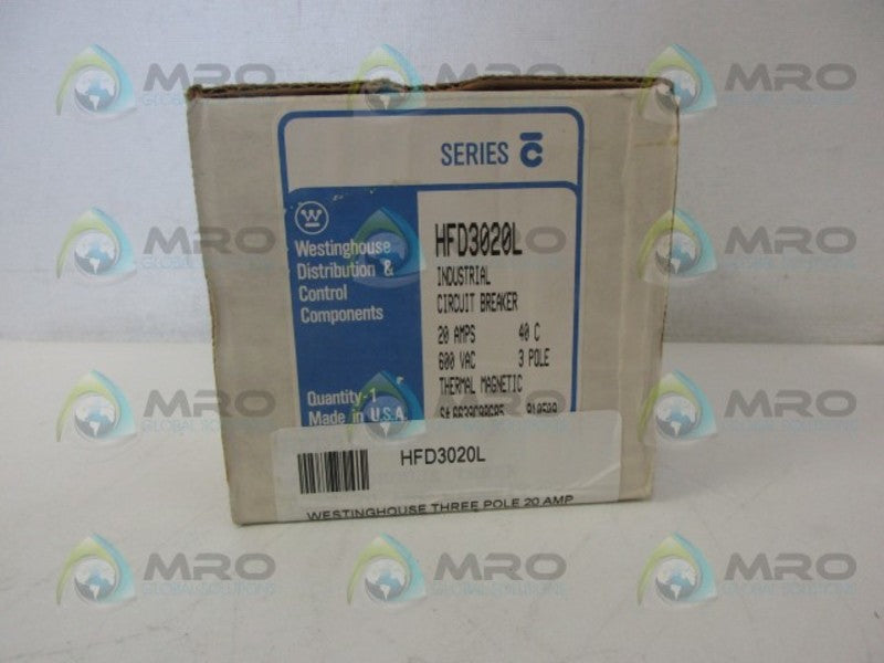 WESTINGHOUSE HFD3020L CIRCUIT BREAKER *NEW IN BOX*
