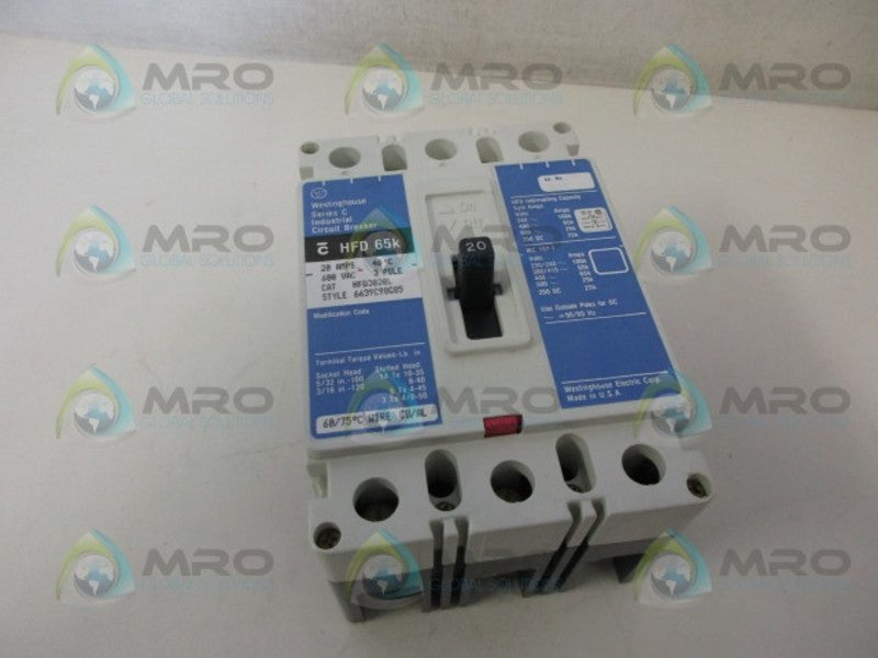 WESTINGHOUSE HFD3020L CIRCUIT BREAKER *NEW IN BOX*