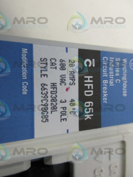 WESTINGHOUSE HFD3020L CIRCUIT BREAKER *NEW IN BOX*