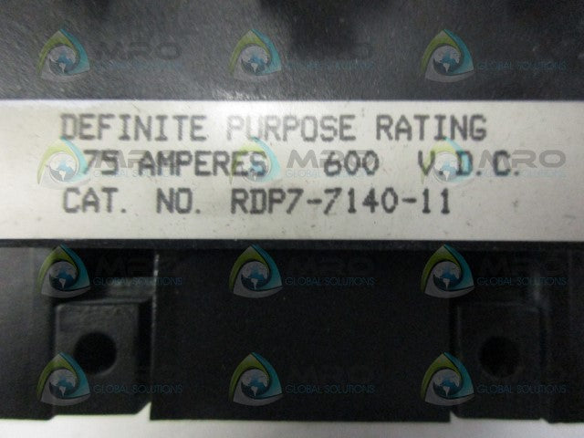 JOSLYN CLARK RDP7-7140-11 CONTACTOR *USED*